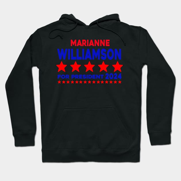 Marianne Williamson 24 For President 2024 Hoodie by Rainbowmart